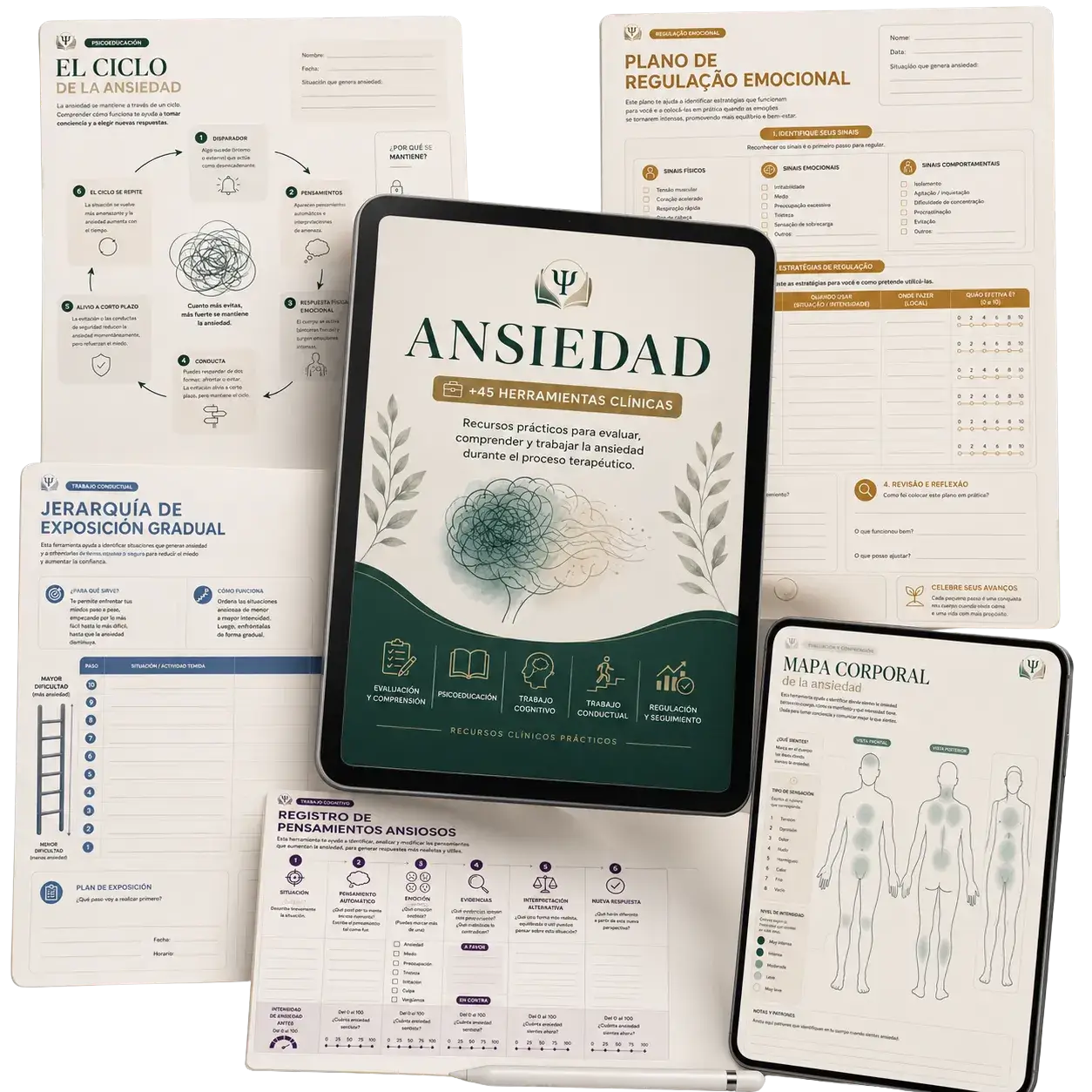 Materiales del módulo Ansiedad